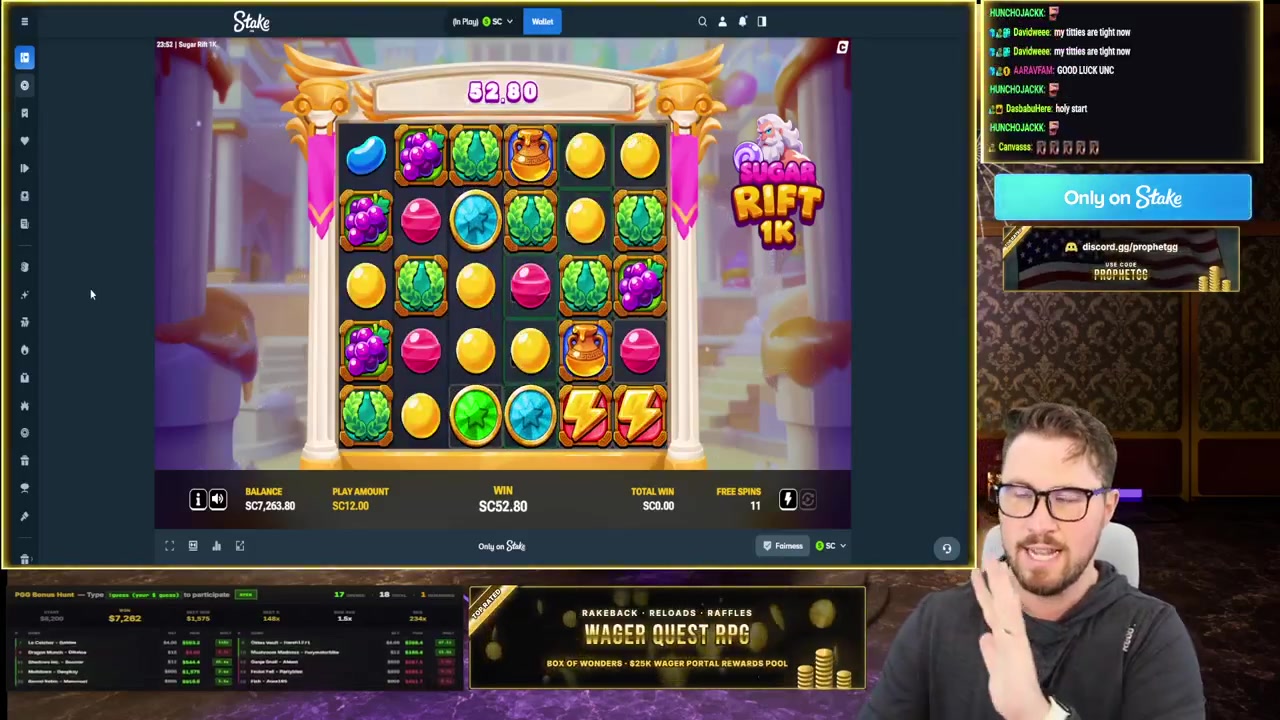 Live slot session on ProphetGG